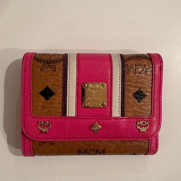 MCM Handbags - Pink and Tan MCM wallet